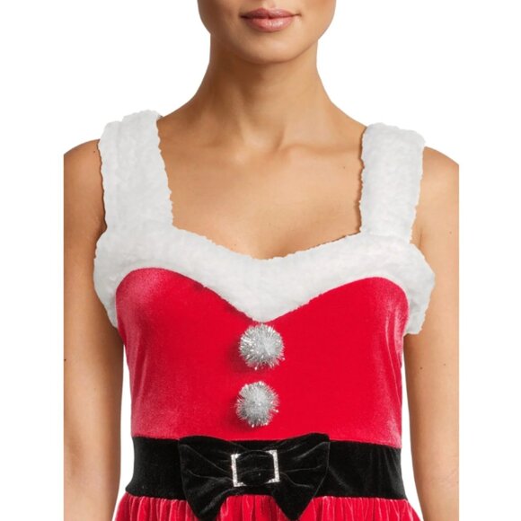 NWT No Boundaries Juniors Santa Dress - Picture 3 of 13